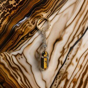 Tiger Eye Keyring
